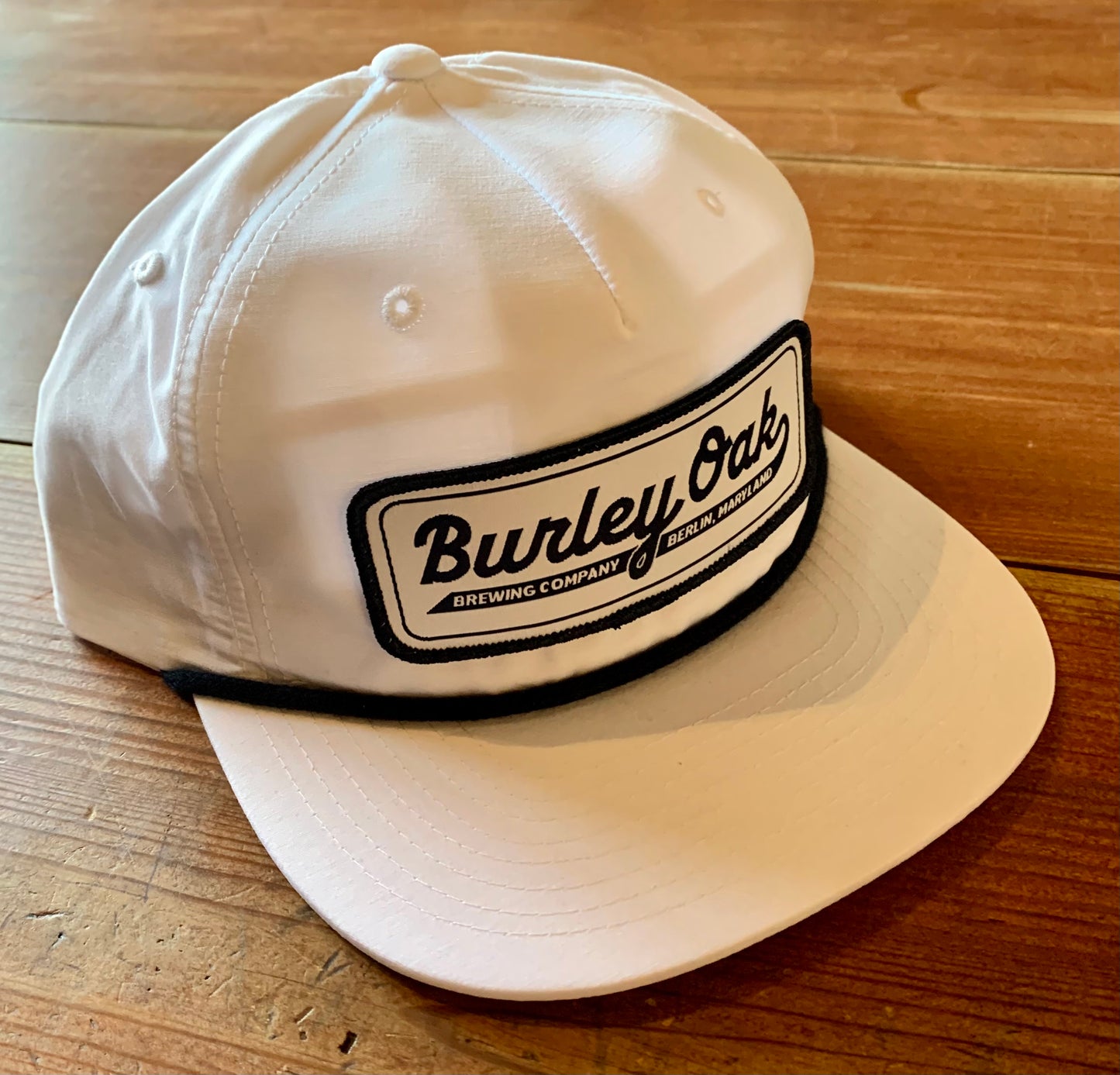 White and Navy Grampa Snapback