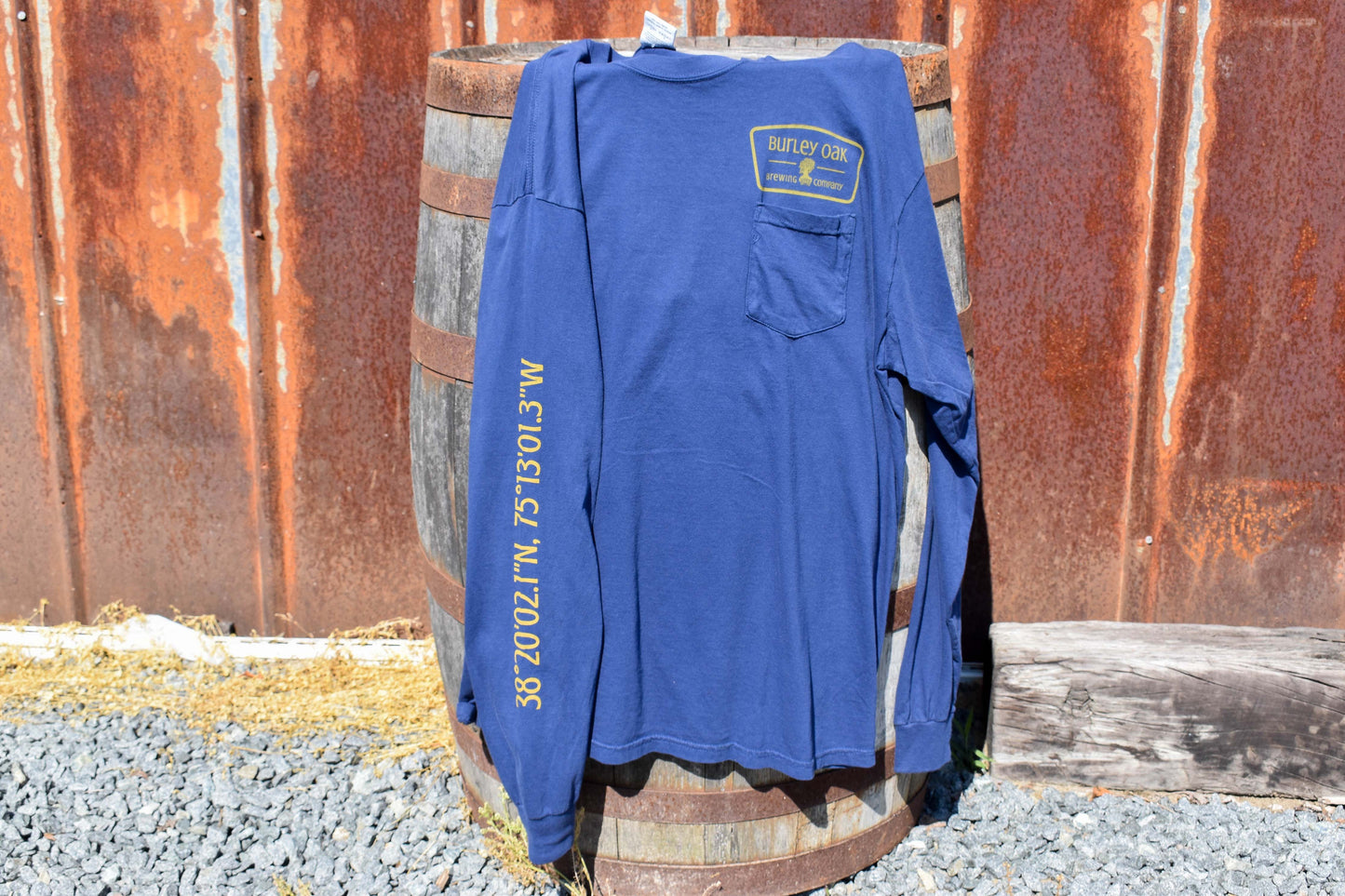 Burley Oak Long Sleeve Captain's Patch T Shirt