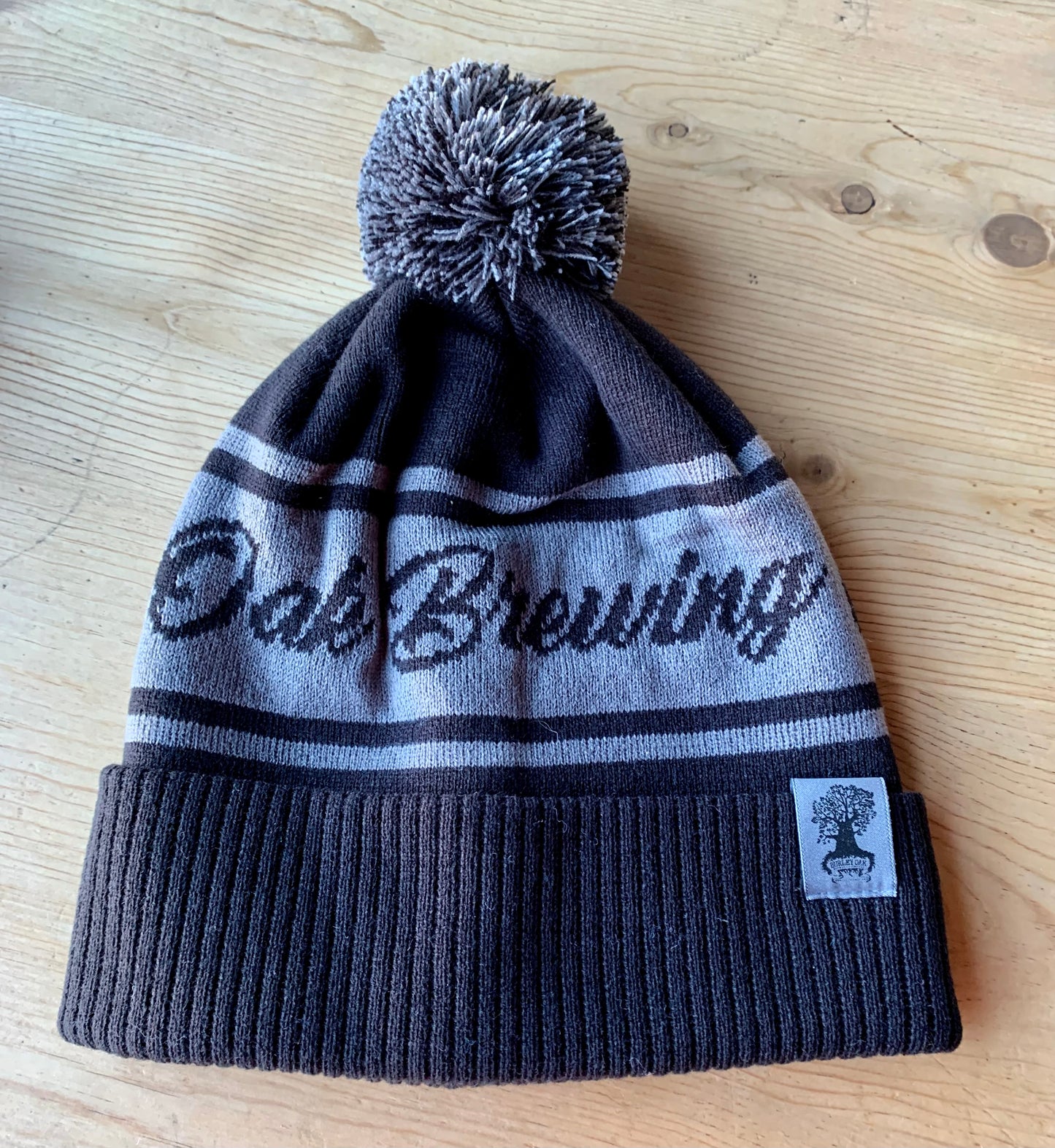 Burley Oak Black Pom Pom Beanie