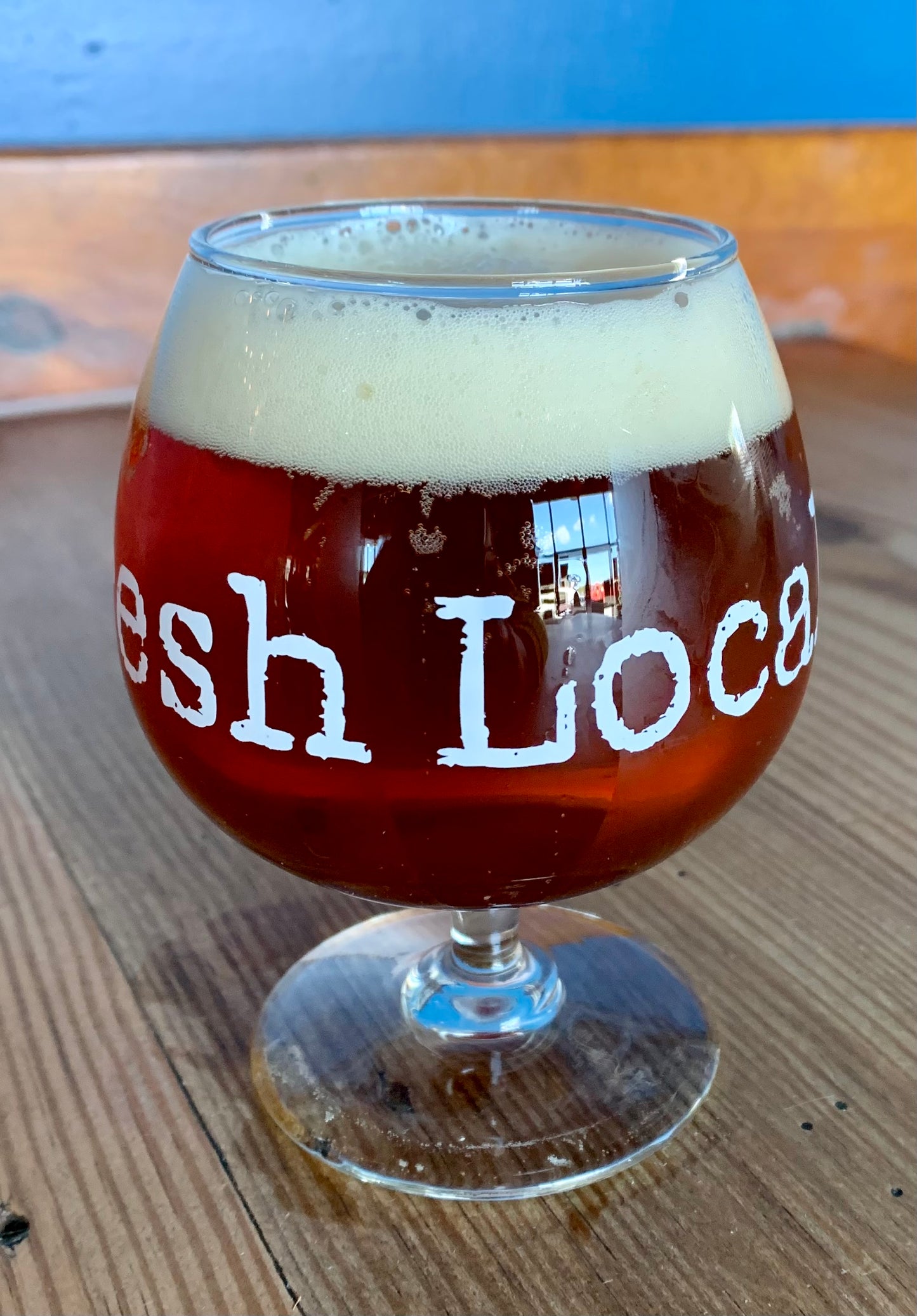 Burley Oak Fresh Local Beer Snifter