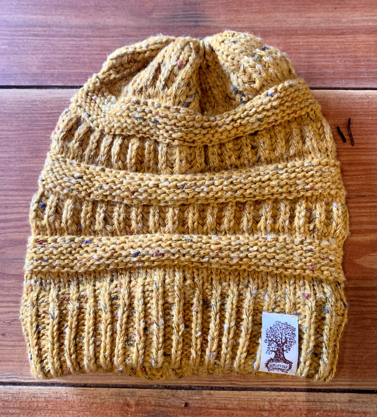 Burley Oak Mustard Slouch Beanie