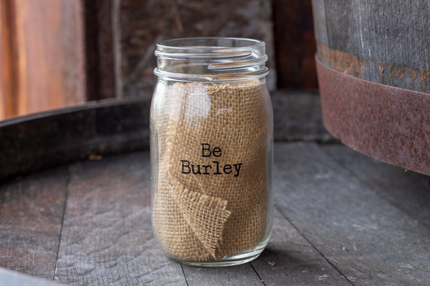 Burley Oak Mason Jar Glass