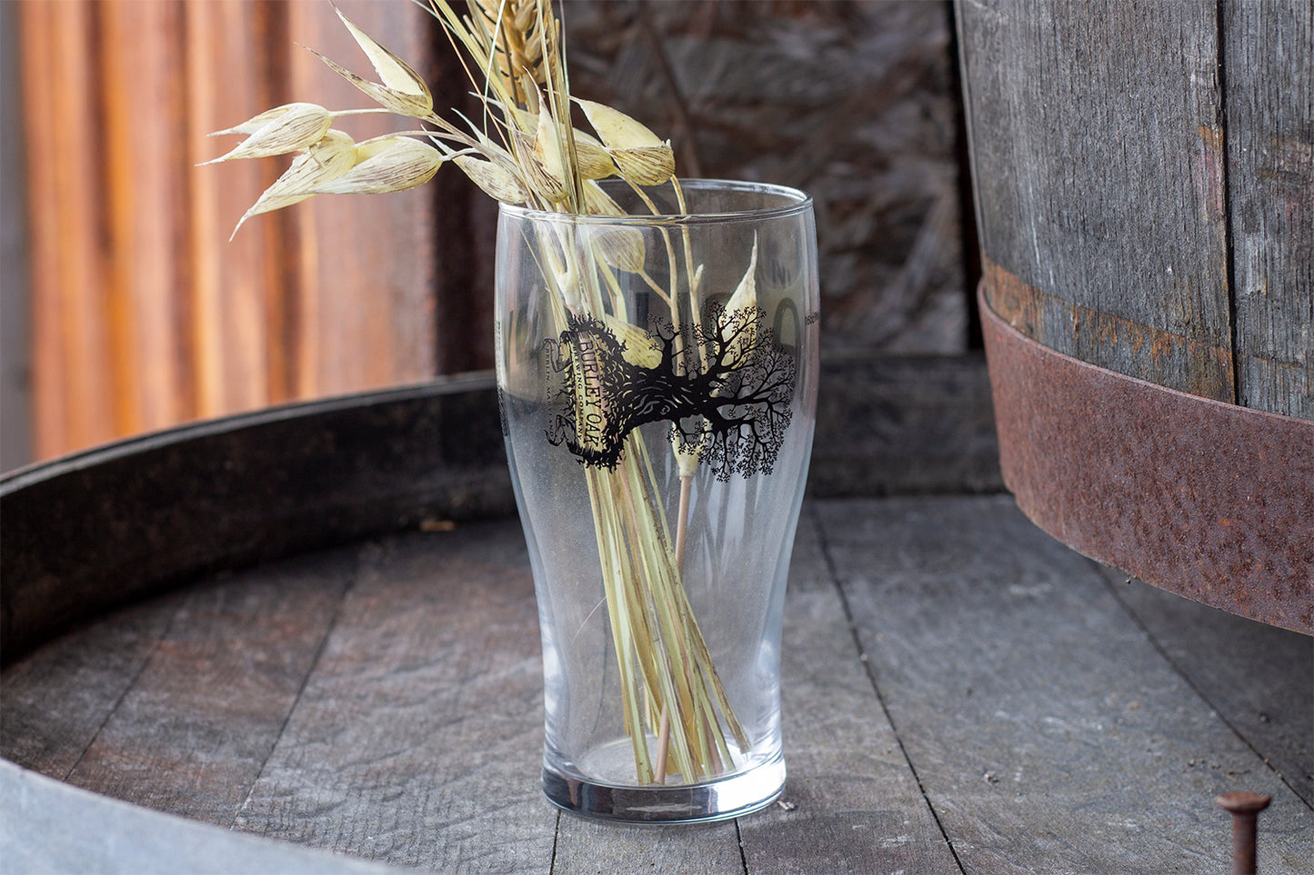 Burley Oak Pub Glass