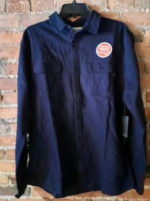Loakal Branch Blue Flannel Shirt with Patch