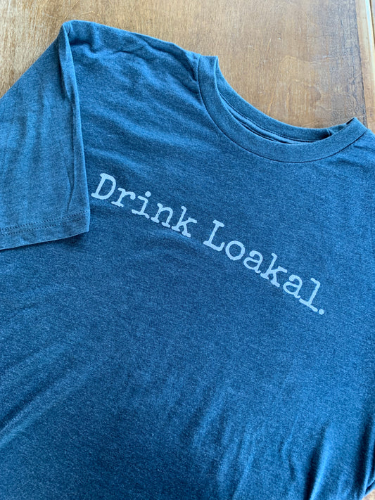 Drink Loakal Blue T Shirt