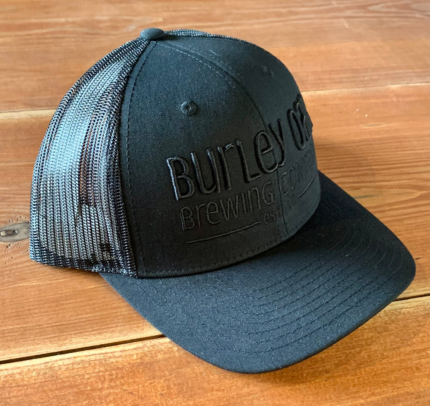 Burley Oak 3D Logo Black Hat